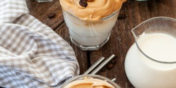 Whipped Coffee in a glass