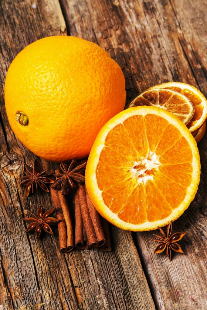 Cinnamon with orange