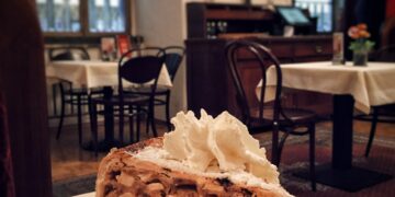 Imperial cake in a wiener cafè