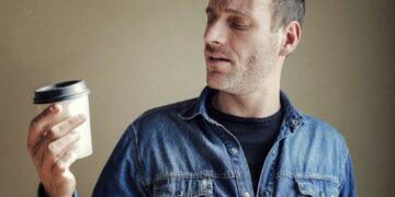 Man with a cup of coffee