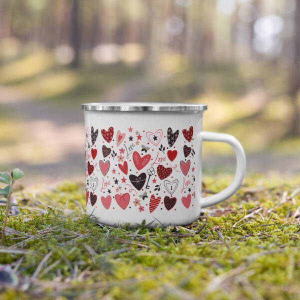 Emailletasse Liebe – Bild 2